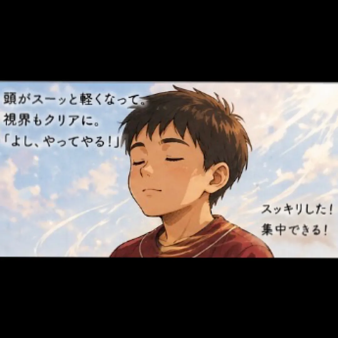 試合になると、なぜか頭が痛くなる。